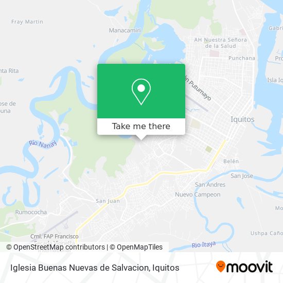 Mapa de Iglesia Buenas Nuevas de Salvacion