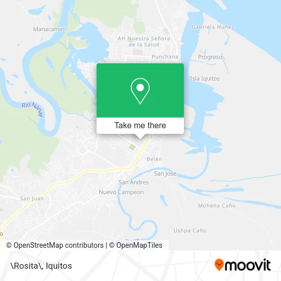 Mapa de \Rosita\