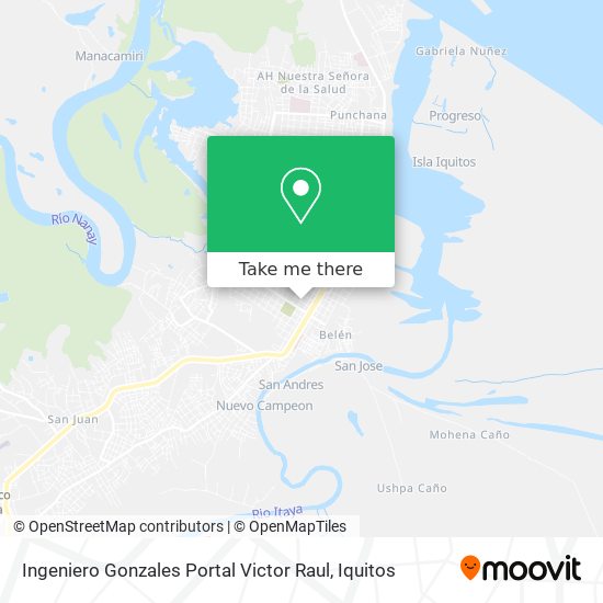 Ingeniero Gonzales Portal Victor Raul map
