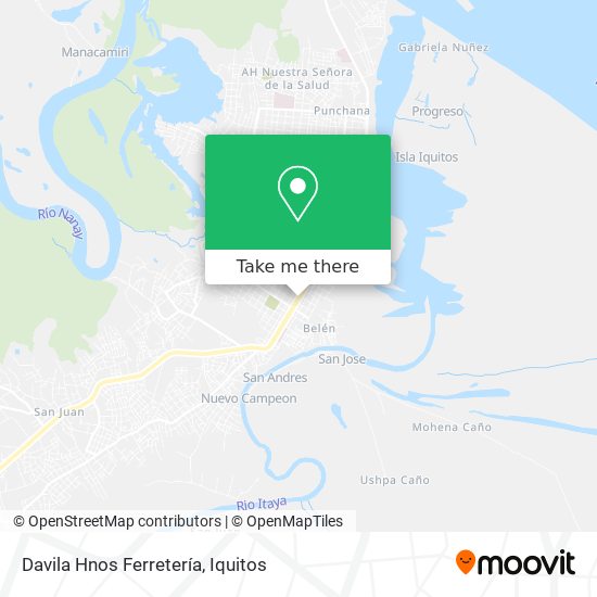Mapa de Davila Hnos Ferretería