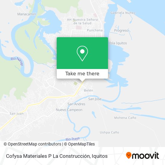 Mapa de Cofysa Materiales P La Construcción