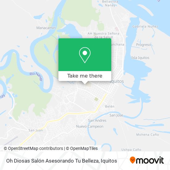Oh Diosas Salón Asesorando Tu Belleza map