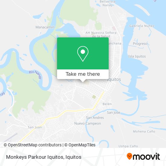 Mapa de Monkeys Parkour Iquitos
