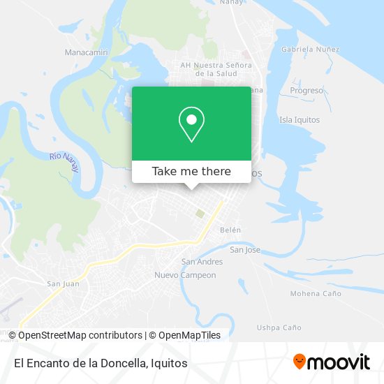El Encanto de la Doncella map