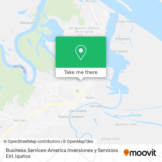 Business Services-America Inversiones y Servicios Eirl map