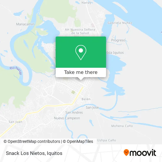 Snack Los Nietos map