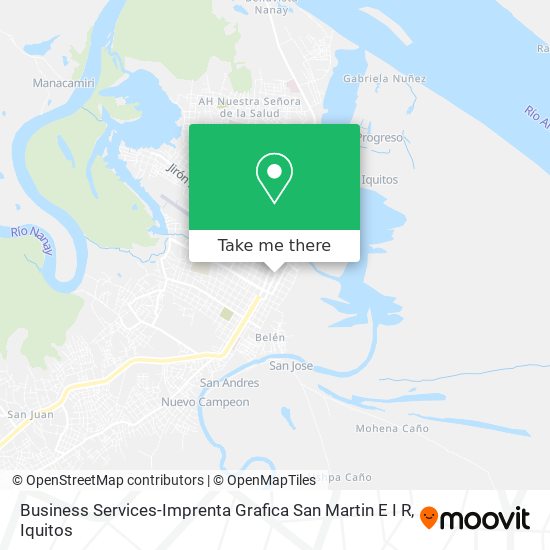 Business Services-Imprenta Grafica San Martin E I R map