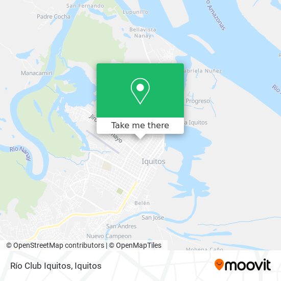 Mapa de Río Club Iquitos