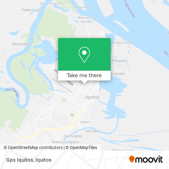 Gps Iquitos map