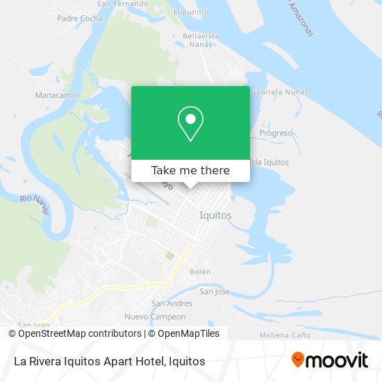 La Rivera Iquitos Apart Hotel map