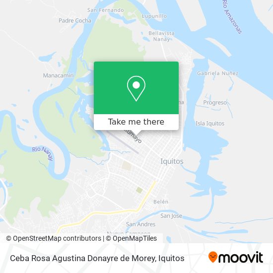 Mapa de Ceba Rosa Agustina Donayre de Morey