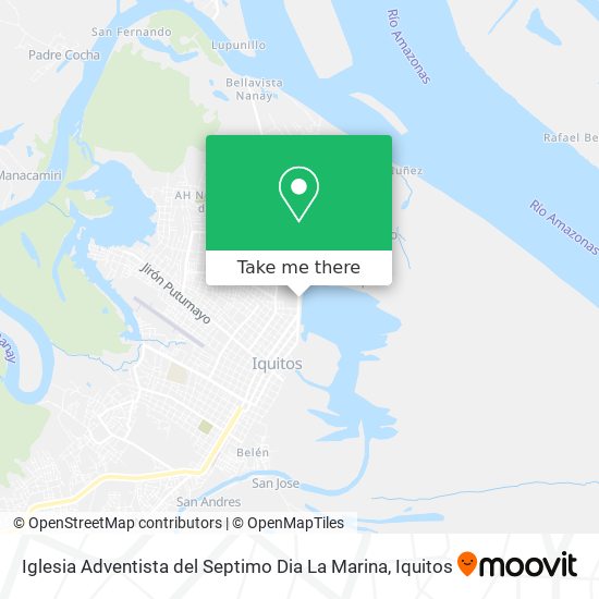 Mapa de Iglesia Adventista del Septimo Dia La Marina