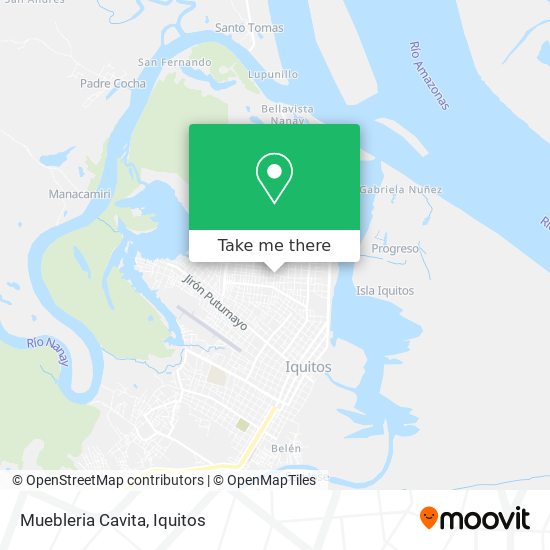 Mapa de Muebleria Cavita