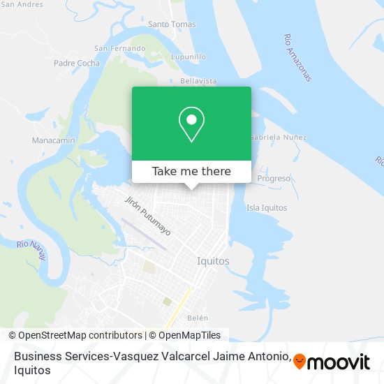 Business Services-Vasquez Valcarcel Jaime Antonio map