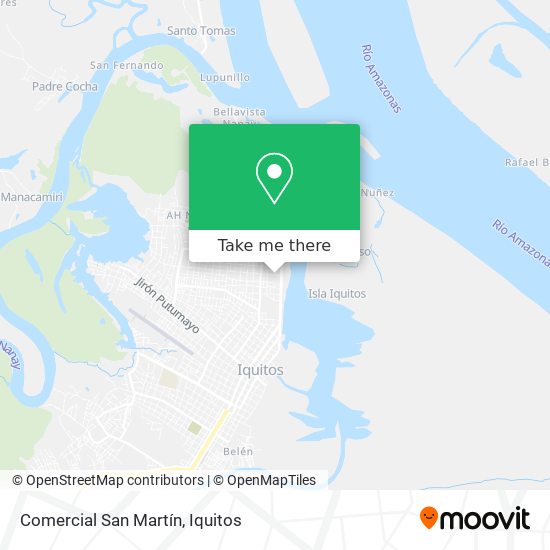 Comercial San Martín map