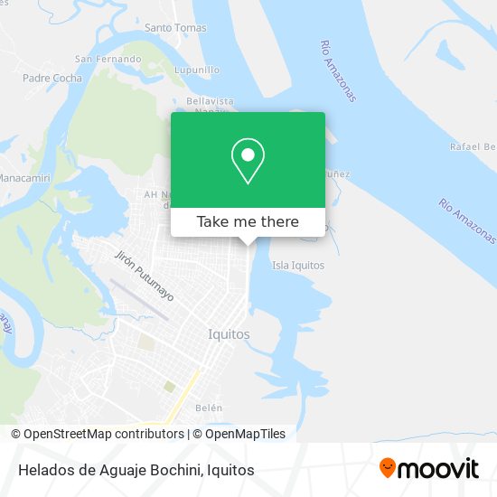 Helados de Aguaje Bochini map