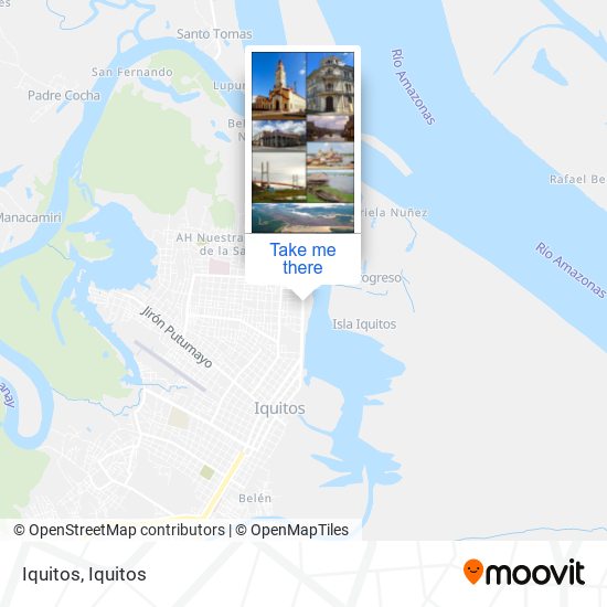 Iquitos map