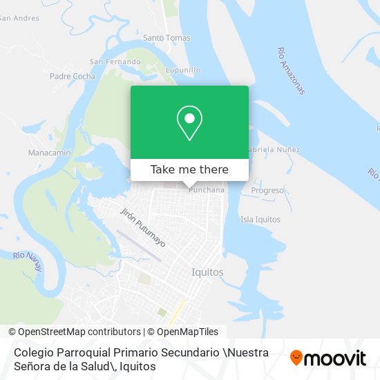 Colegio Parroquial Primario Secundario \Nuestra Señora de la Salud\ map