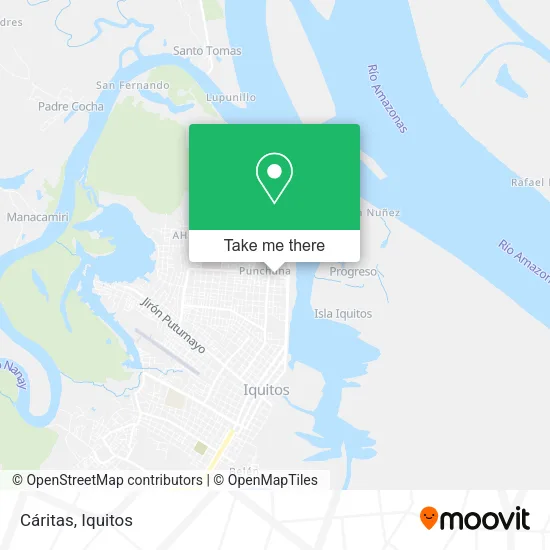 Cáritas map