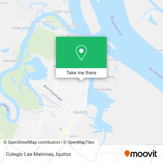 Colegio Las Malvinas map