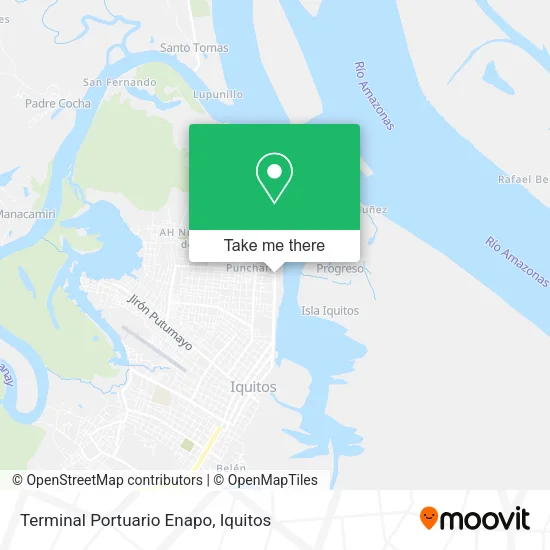 Mapa de Terminal Portuario Enapo