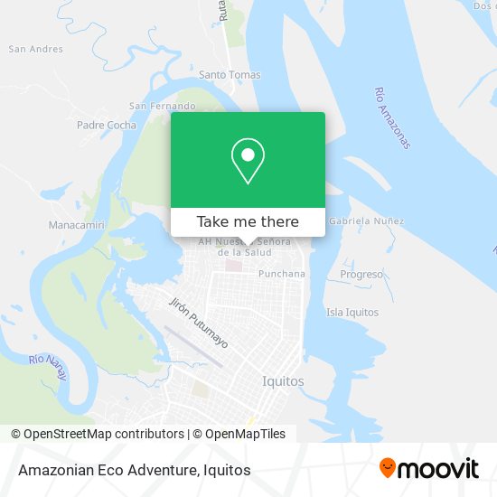 Mapa de Amazonian Eco Adventure