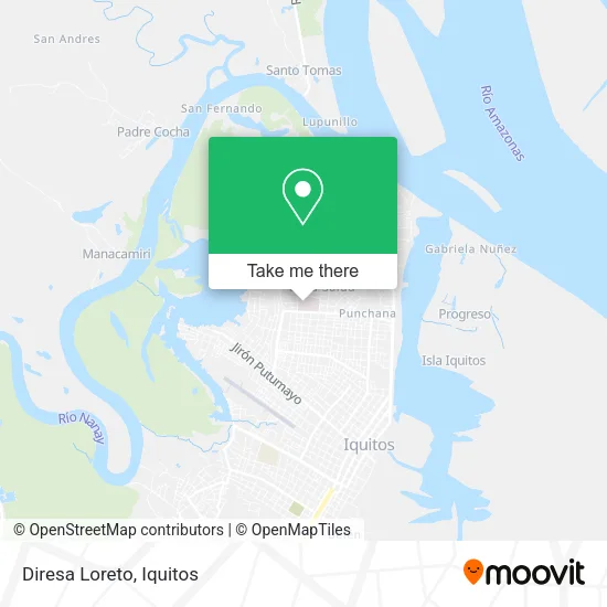 Mapa de Diresa Loreto