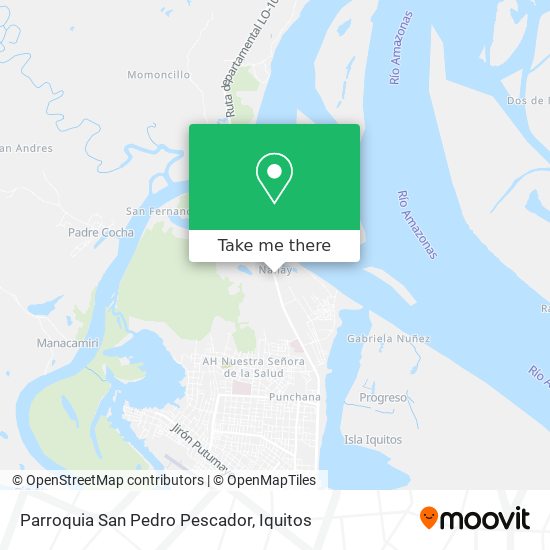 Parroquia San Pedro Pescador map