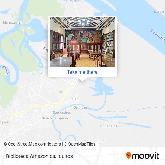 Biblioteca Amazonica map