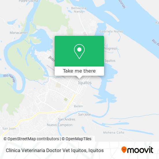 Clínica Veterinaria Doctor Vet Iquitos map