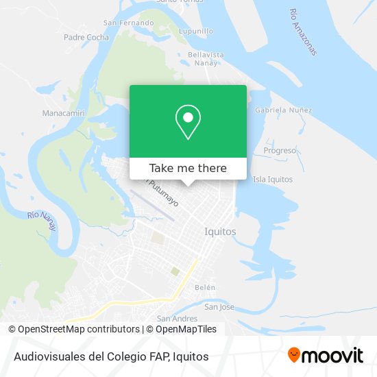 Audiovisuales del Colegio FAP map