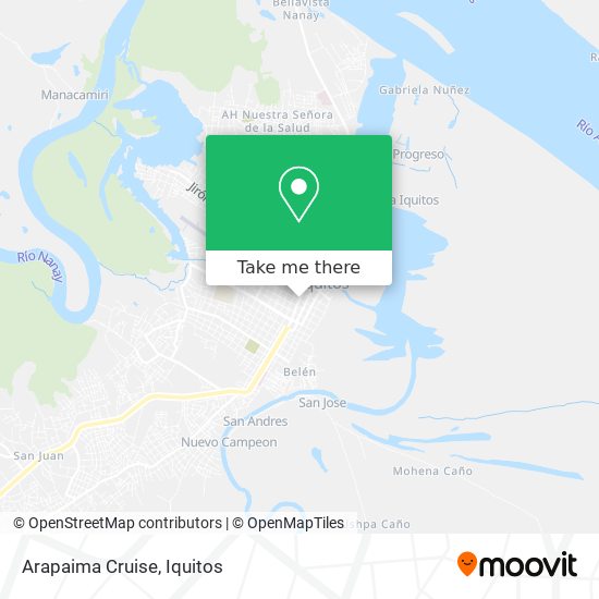 Arapaima Cruise map