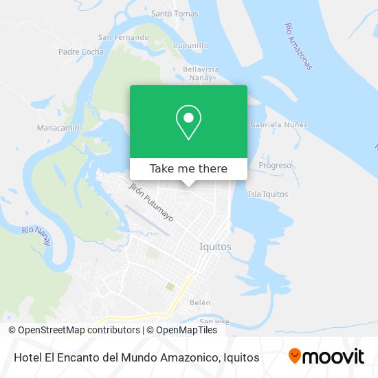 Hotel El Encanto del Mundo Amazonico map