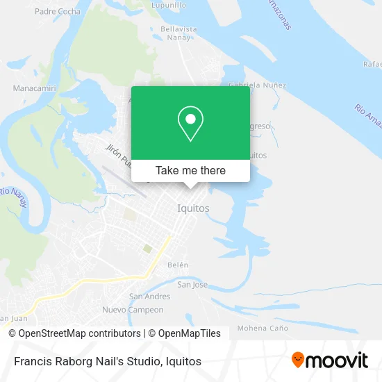 Mapa de Francis Raborg Nail's Studio