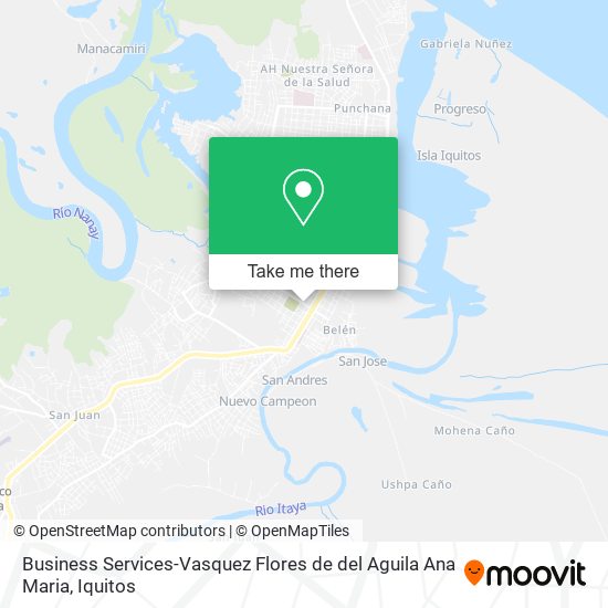 Business Services-Vasquez Flores de del Aguila Ana Maria map