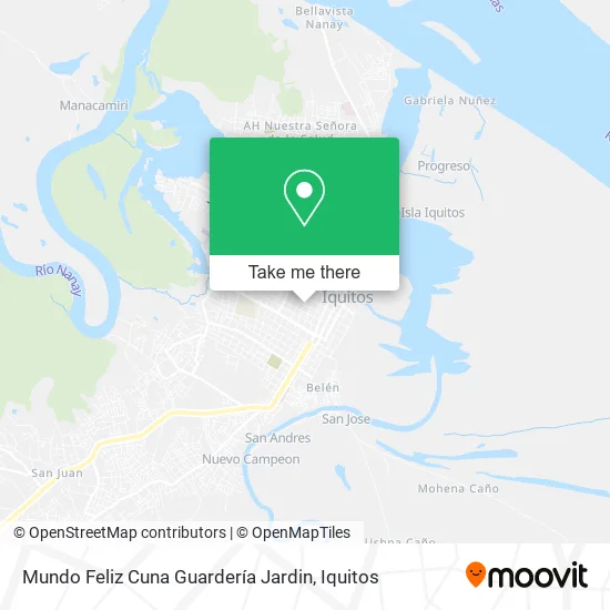 Mapa de Mundo Feliz Cuna Guardería Jardin