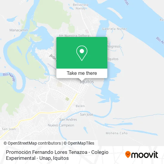 Mapa de Promoción Fernando Lores Tenazoa - Colegio Experimental - Unap