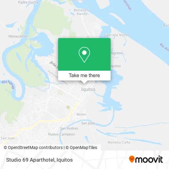 Mapa de Studio 69 Aparthotel