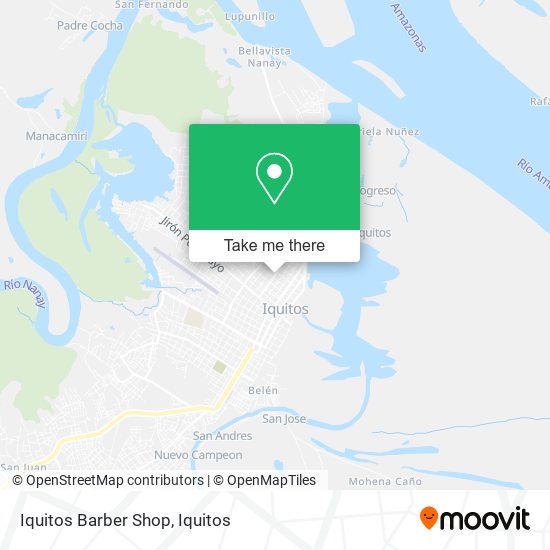 Iquitos Barber Shop map