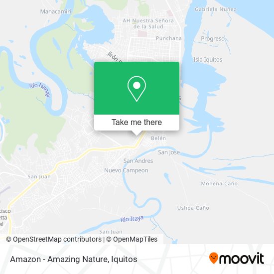 Amazon - Amazing Nature map