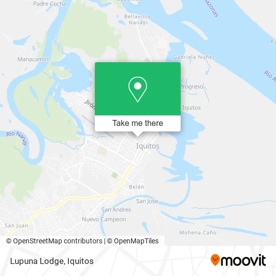 Mapa de Lupuna Lodge