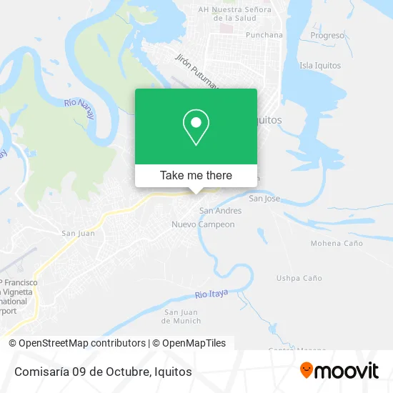 Mapa de Comisaría 09 de Octubre