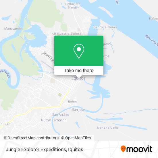 Jungle Explorer Expeditions map