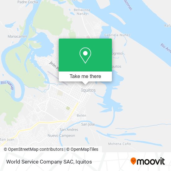 World Service Company SAC map