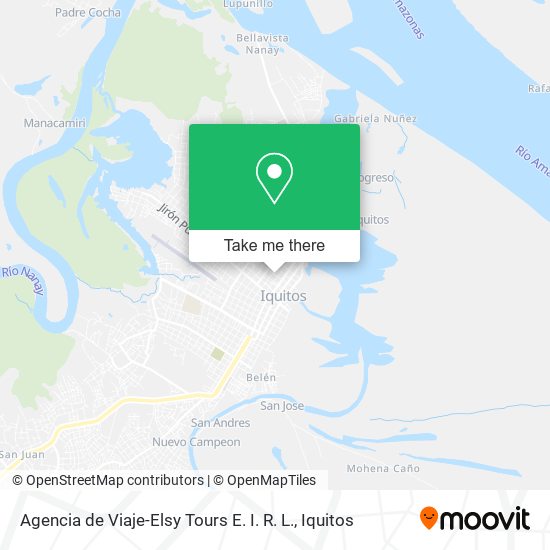 Agencia de Viaje-Elsy Tours E. I. R. L. map