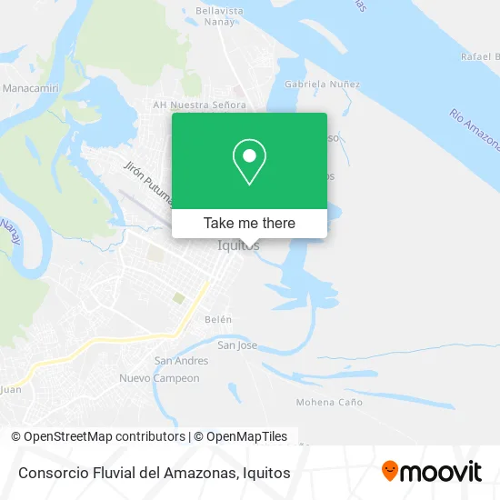 Mapa de Consorcio Fluvial del Amazonas