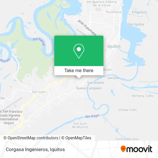 Corgasa Ingenieros map