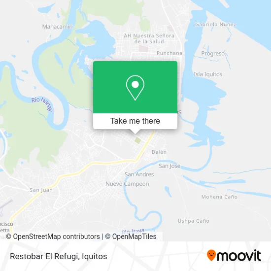 Mapa de Restobar El Refugi