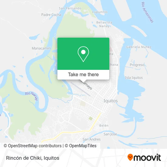 Rincón de Chiki map