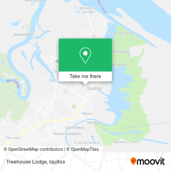 Treehouse Lodge map